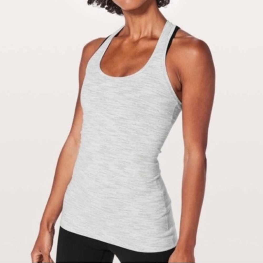lululemon athletica Gray Tank Top
